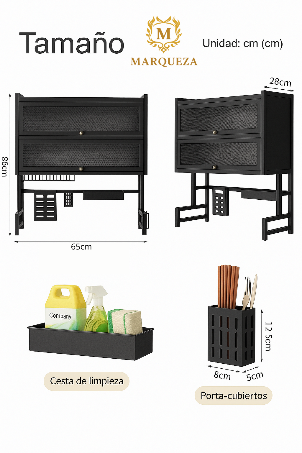 Escurridor de 2 Niveles